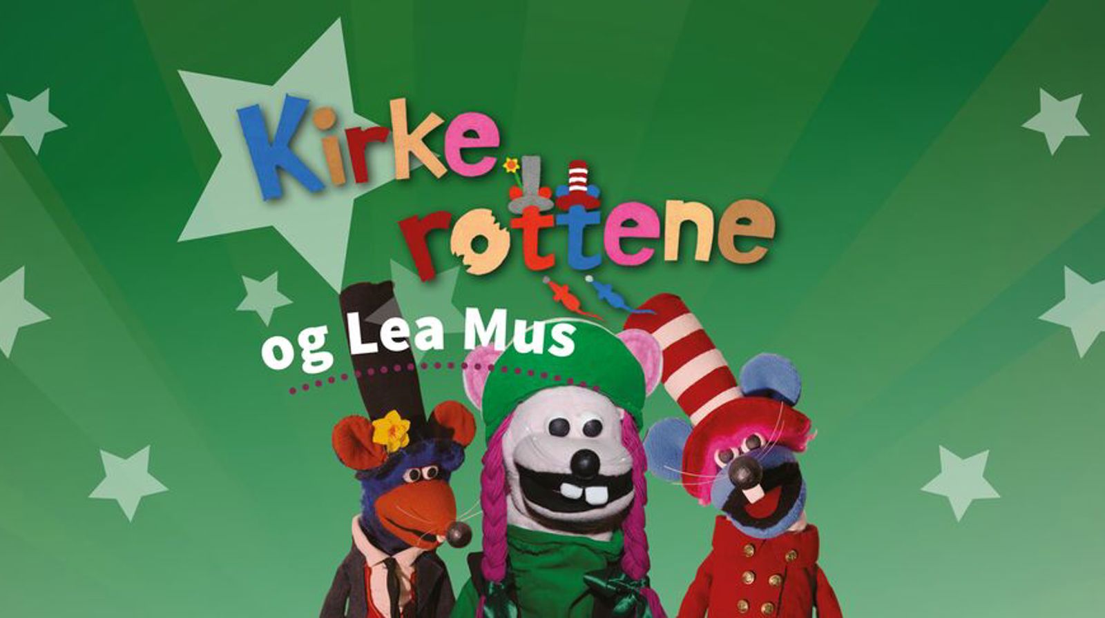 Illustrasjon av kirkerottene og Lea Mus